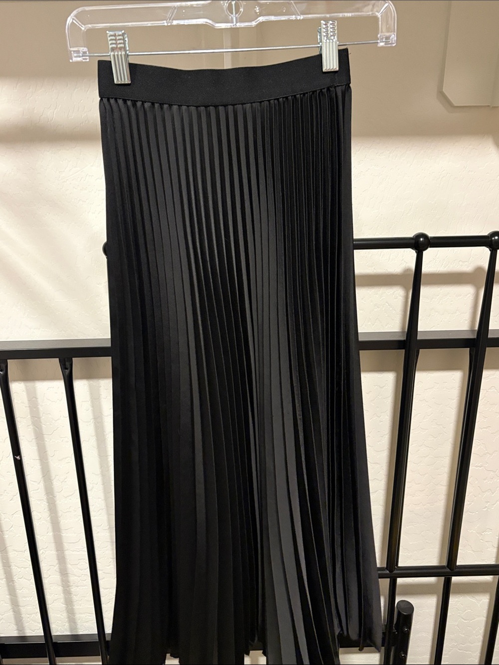 Black Pleated Skirt - Women